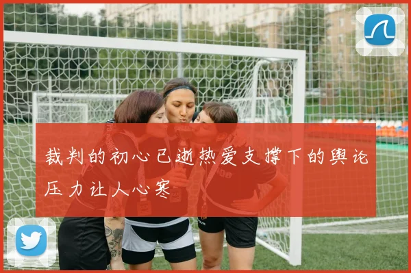 裁判的初心已逝热爱支撑下的舆论压力让人心寒